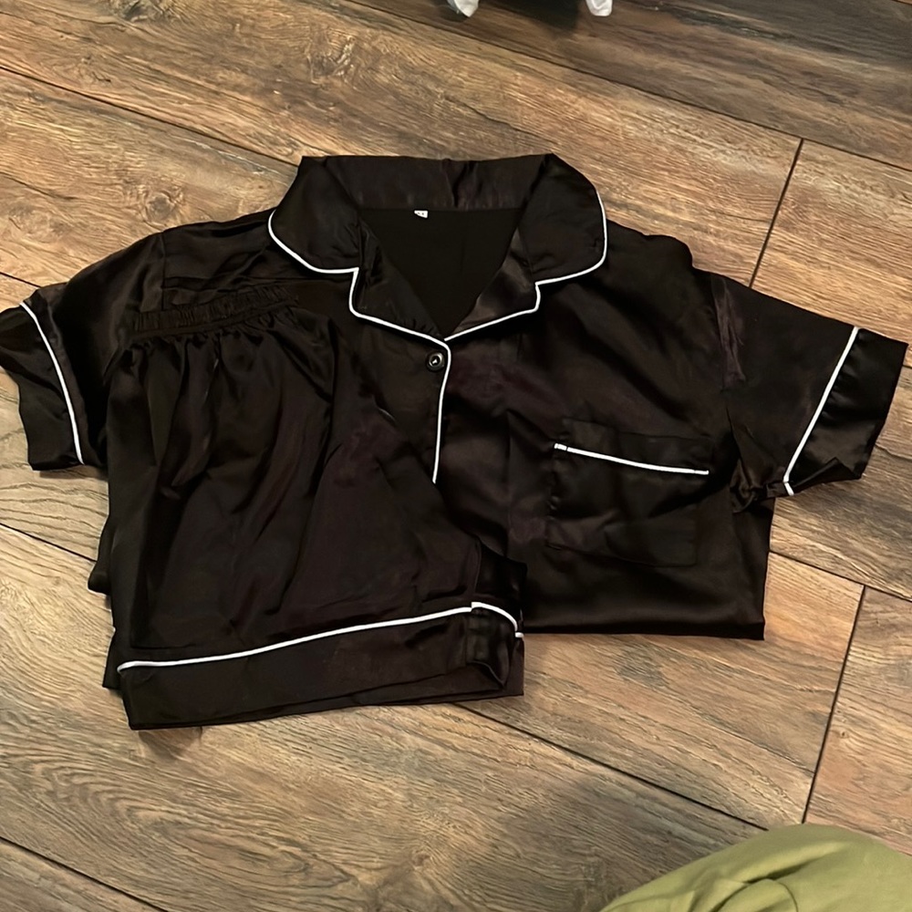 Silk matching pajama set